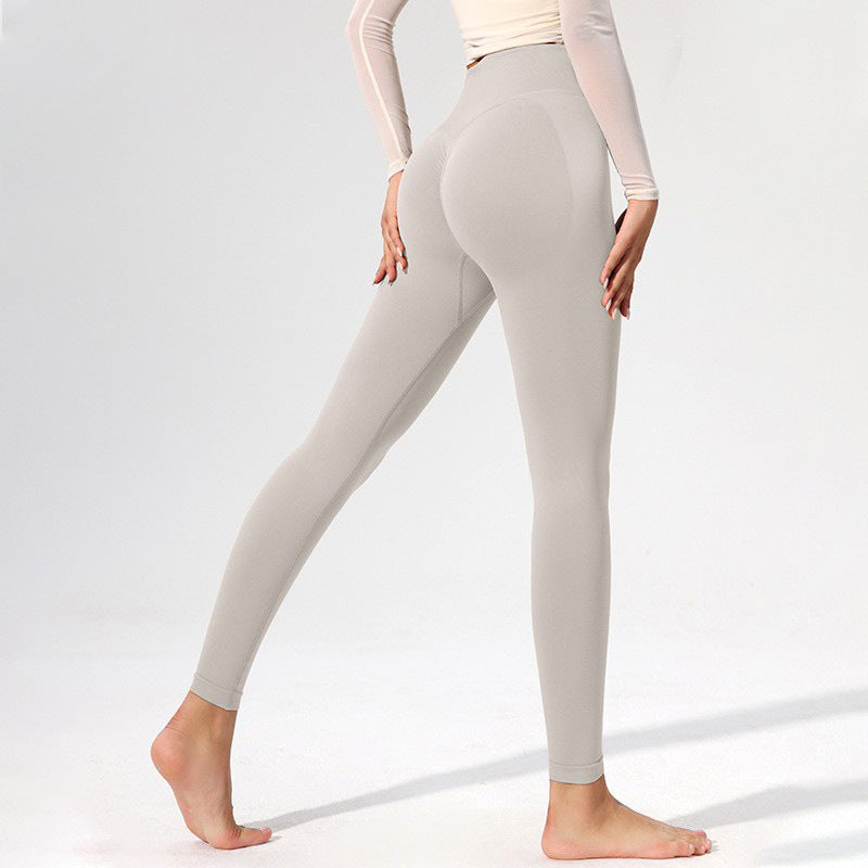 High-Waisted Peach Butt Yoga Pants for Women