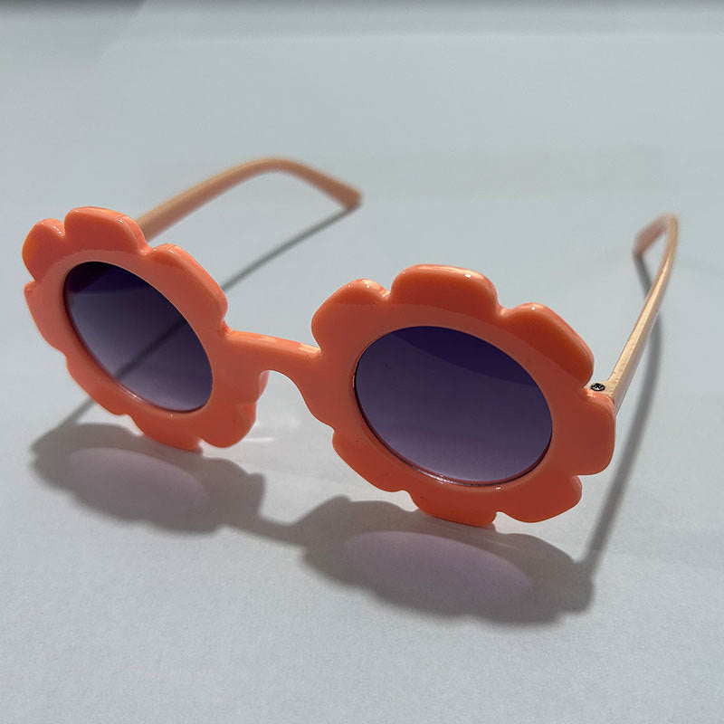 Trendy Kids' Sunglasses Cute Sunflower Design UV400 Protection