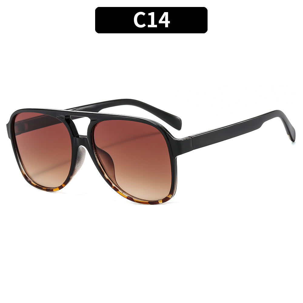Trendy Retro Square Sunglasses Casual UV400 Protection