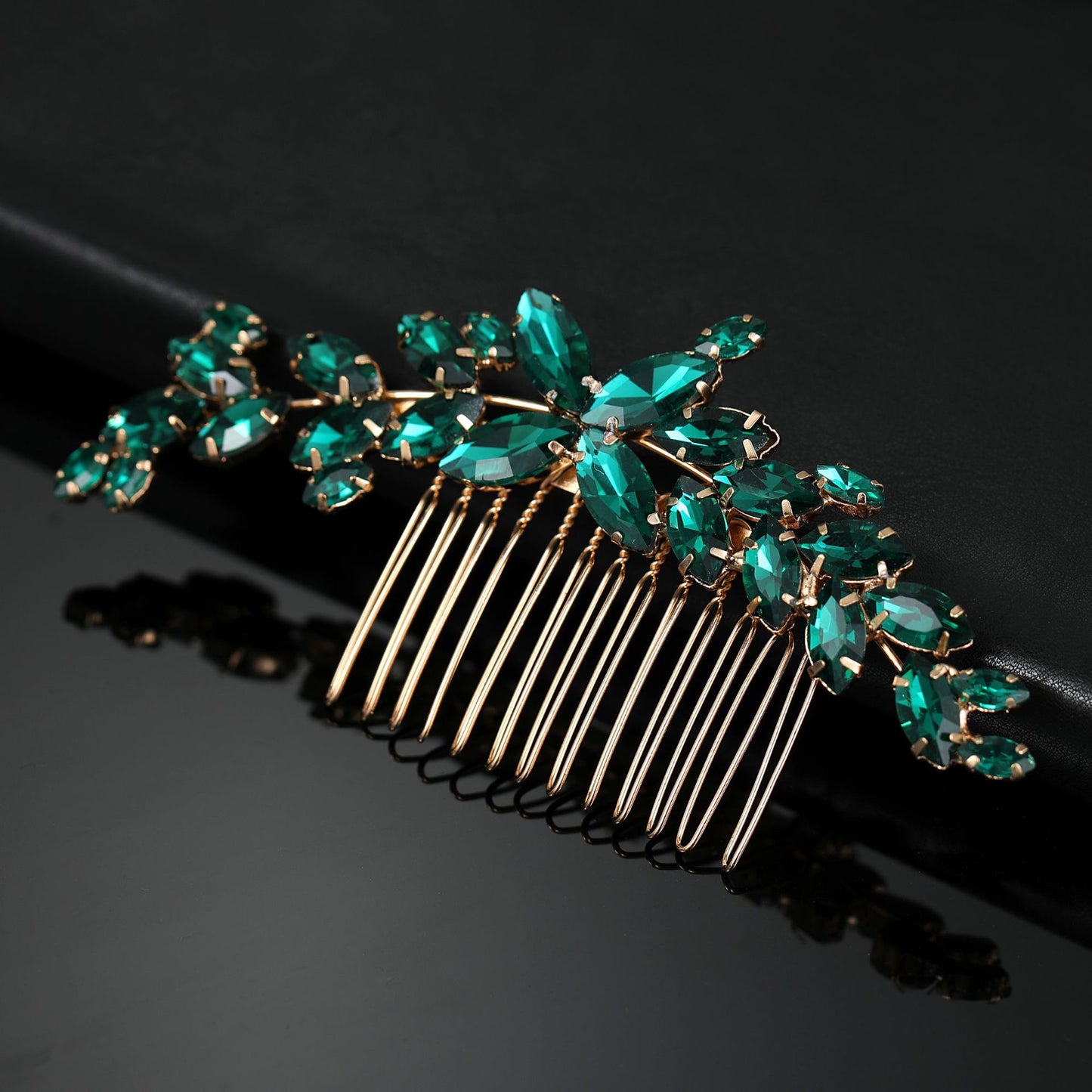 Minimalist Rhinestone Bridal Hair Comb Elegant Hairpiece