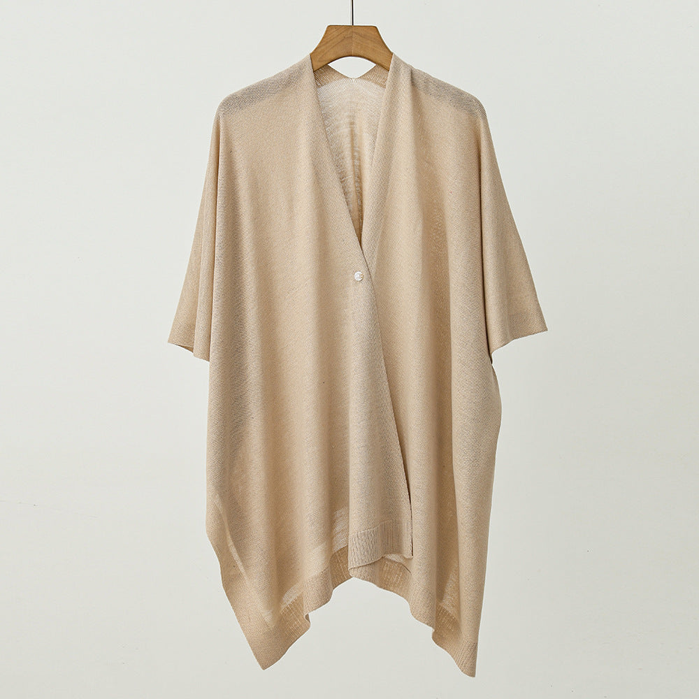 Lightweight Knit Open-Front Cardigan for Women