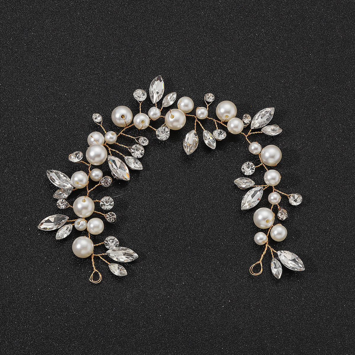 Elegant Pearl Hairband Wedding Hair Accessory