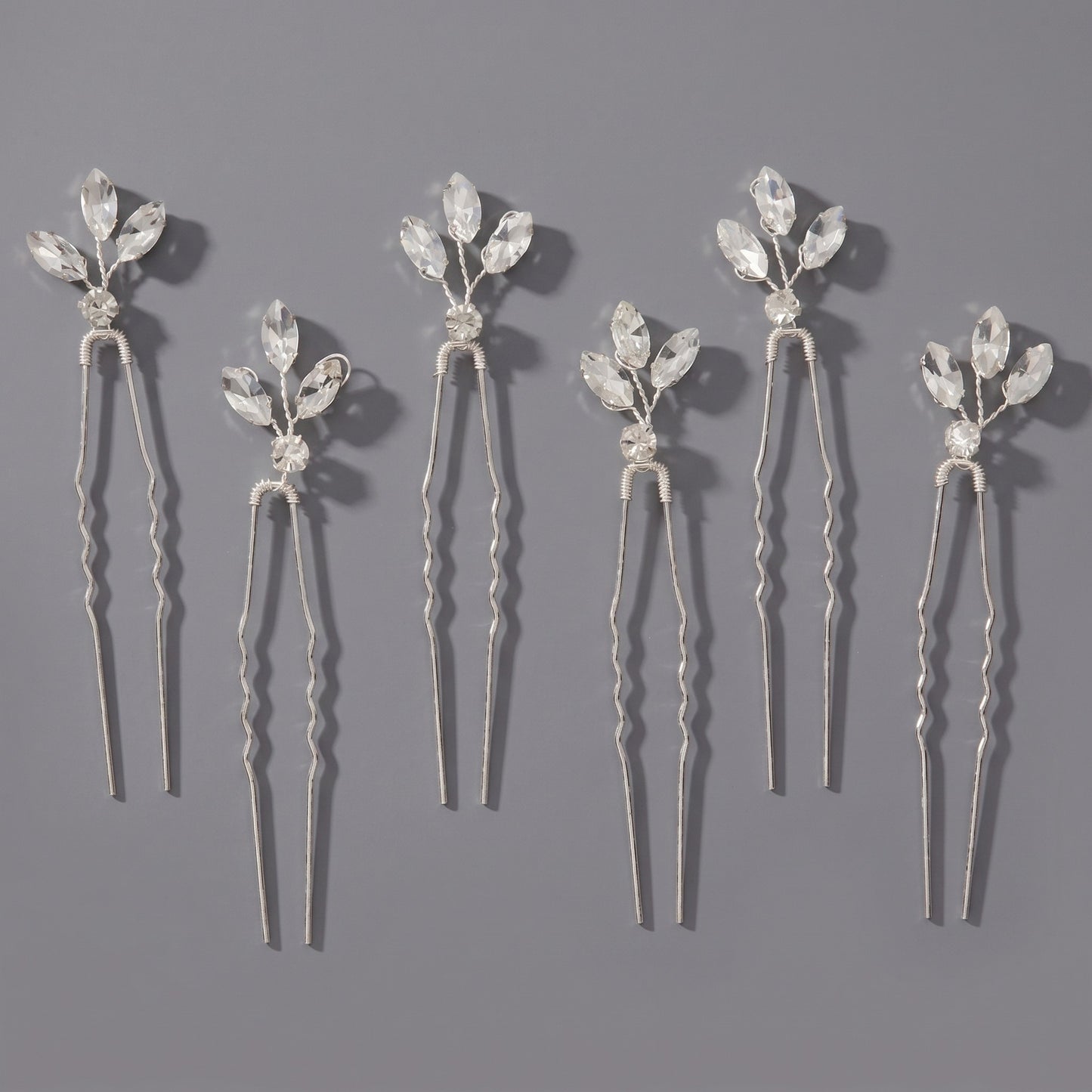Handcrafted Pearl Hairpins With Rhinestones For Weddings