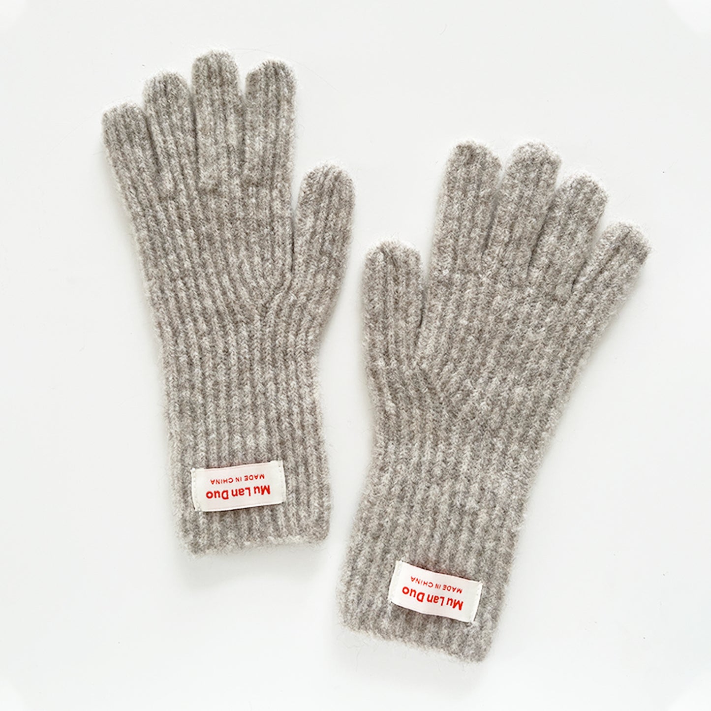 Touchscreen Knit Gloves Cute Solid Color Warm Winter Mittens
