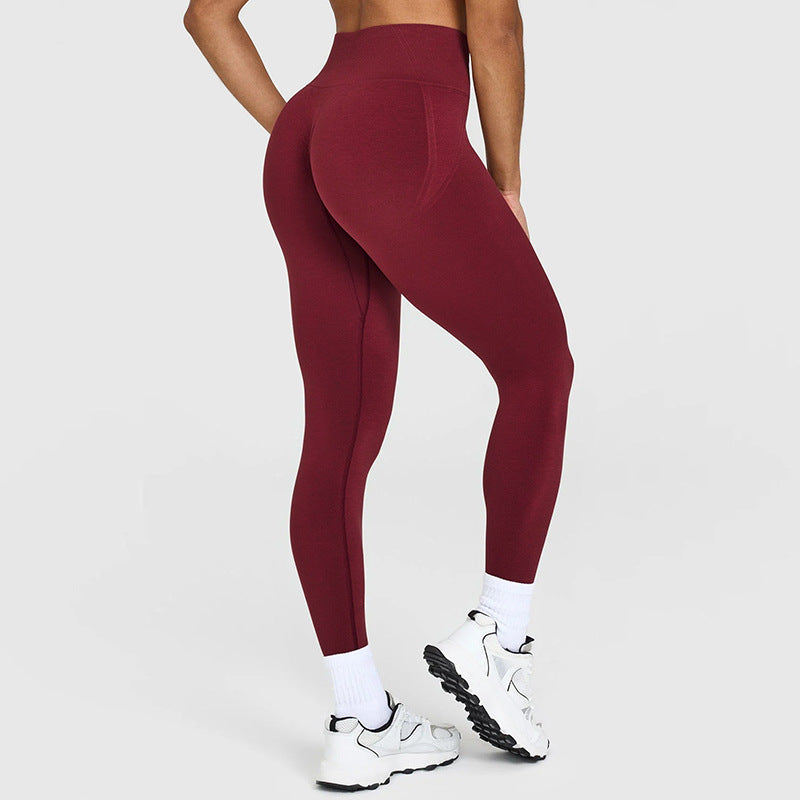 High-Waisted Seamless Yoga Shorts for Women