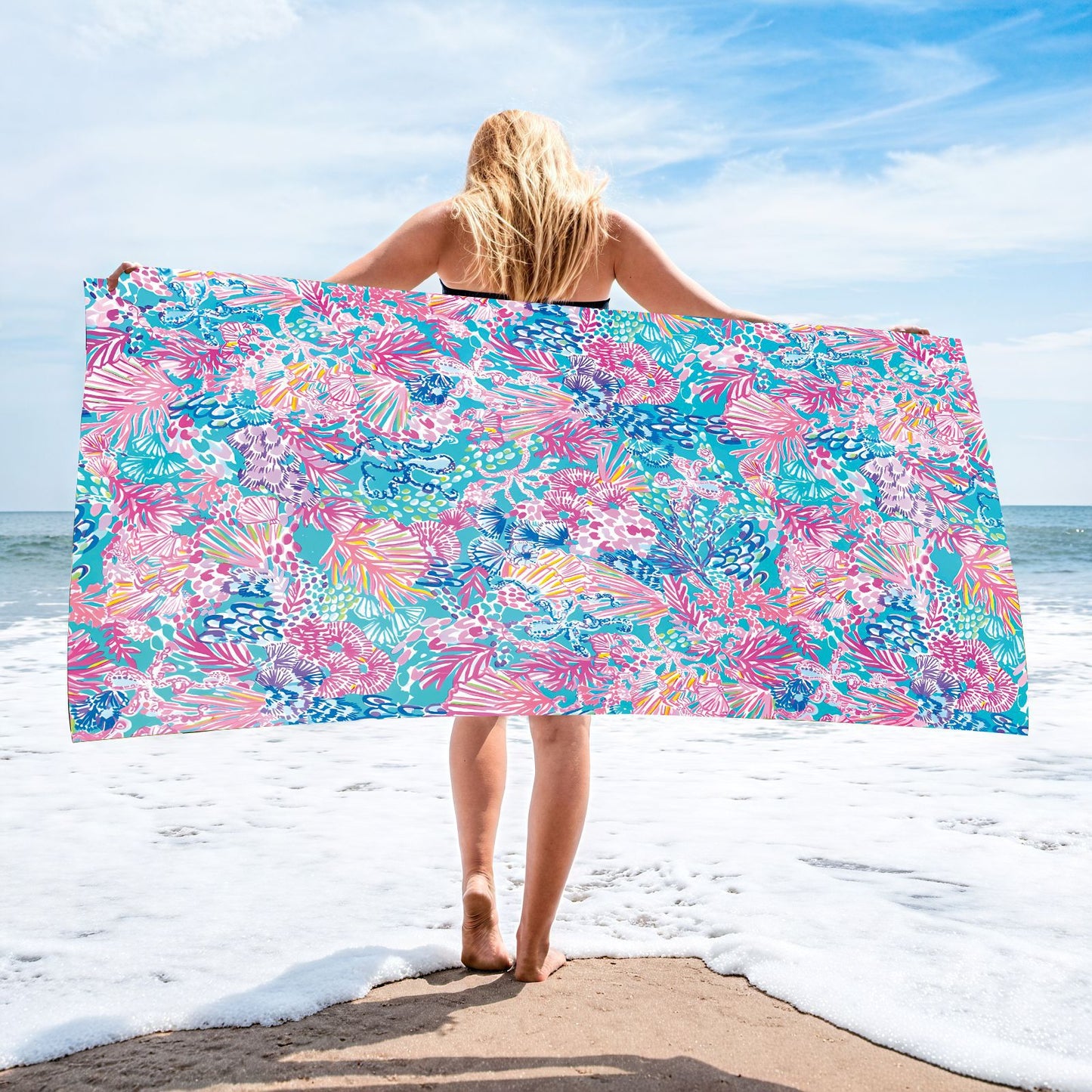 Custom Printed Beach Towel Microfiber Quick-Dry Towel