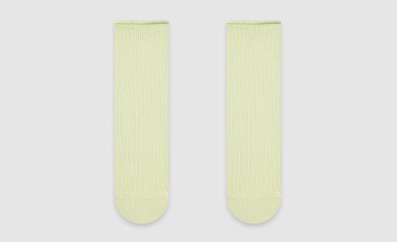 Mid Calf Renaissance Mesh Cotton Socks Breathable Casual