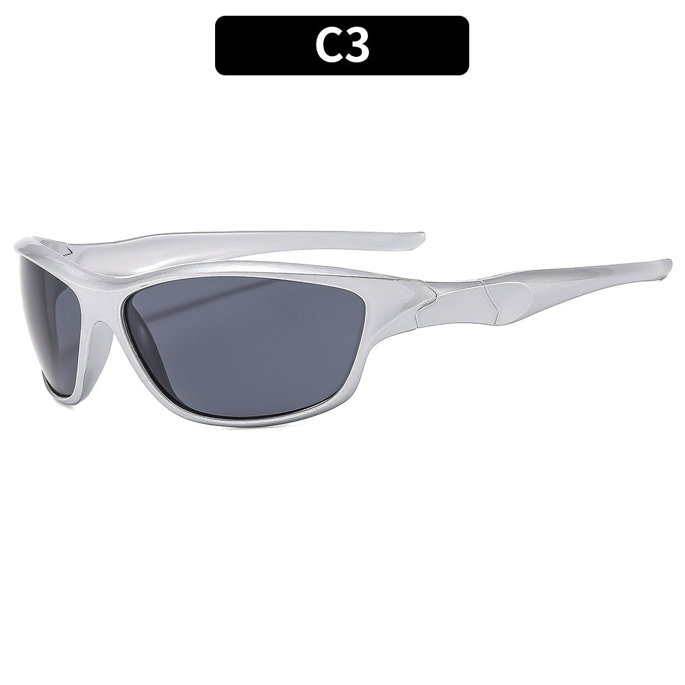 Y2K Cyberpunk Sport Sunglasses Trendy Futuristic Eyewear