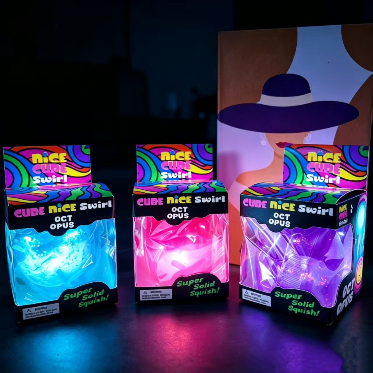 Jellyfish Squishy Glow In The Dark TPR Stress Toy