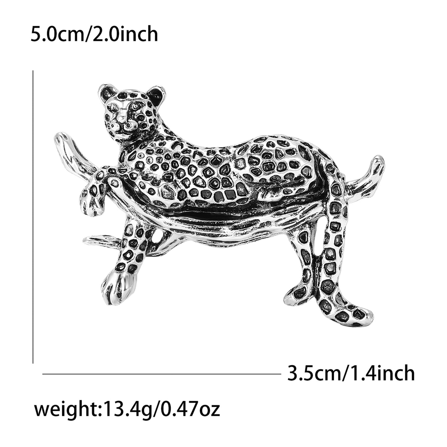 Retro Animal Brooch Enamel Pins for Men's Suits
