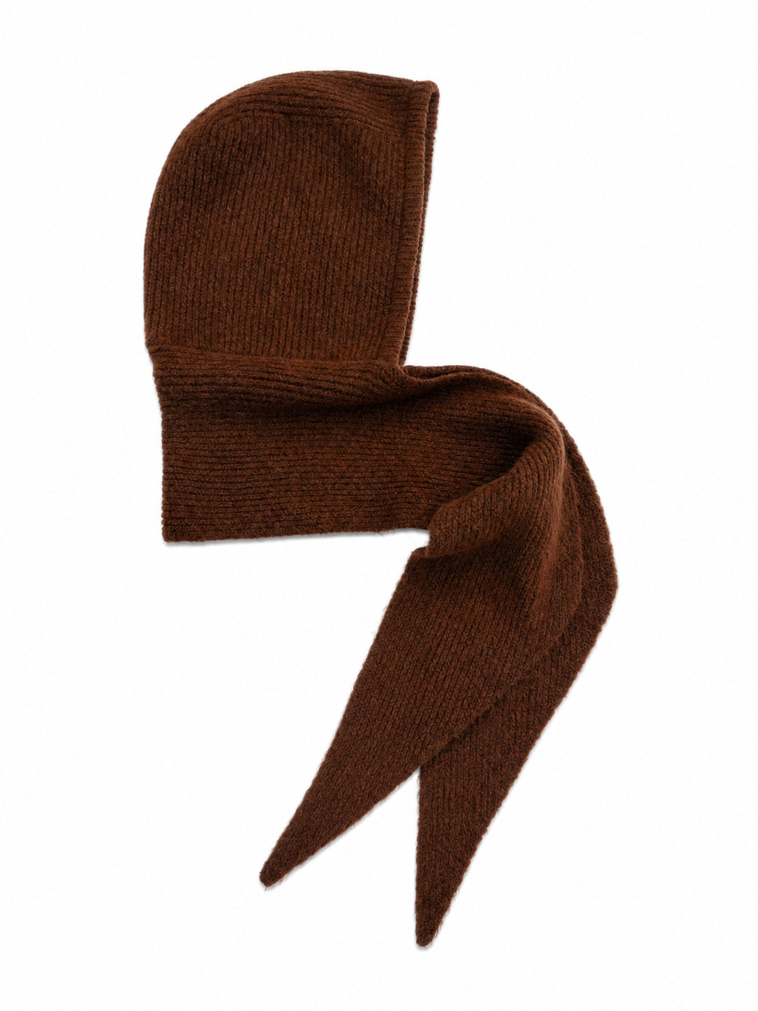 Hooded Knitted Scarf with Warmth and Style