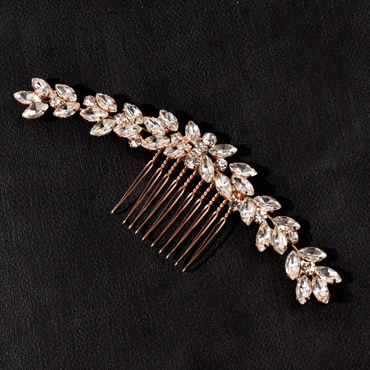 Rhinestone Updo Hair Bun Maker Elegant Wedding Hair Accessory