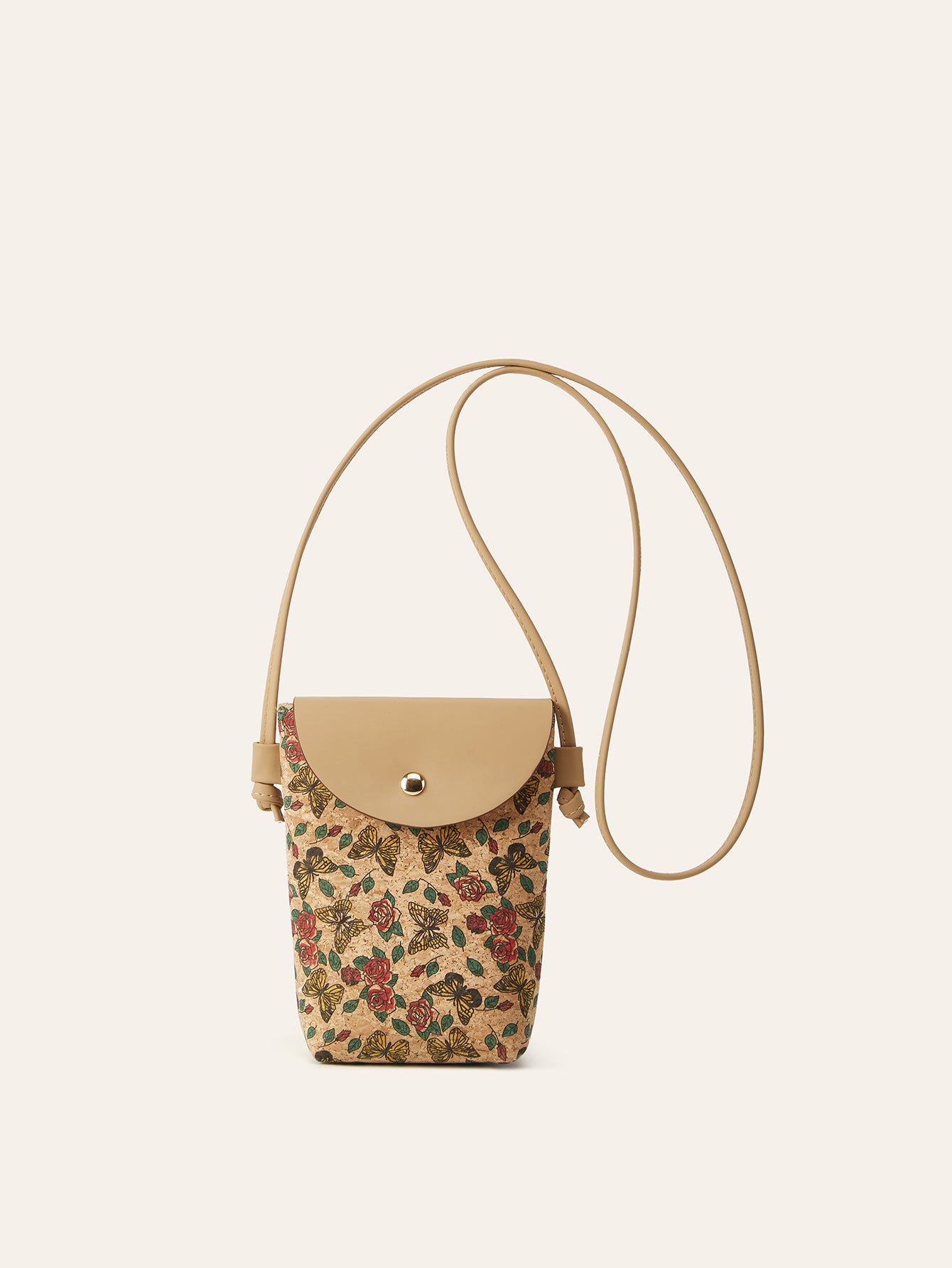 Trendy Cork Phone Bag Urban Minimalist Shoulder Crossbody Bag