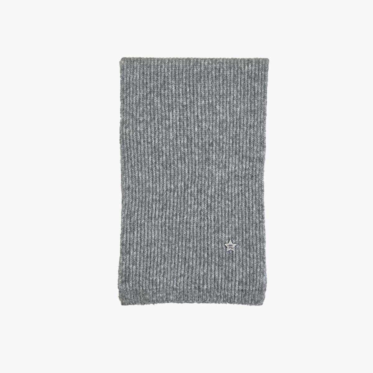 Chic Star Design Knitted Wool Blend Scarf for Women