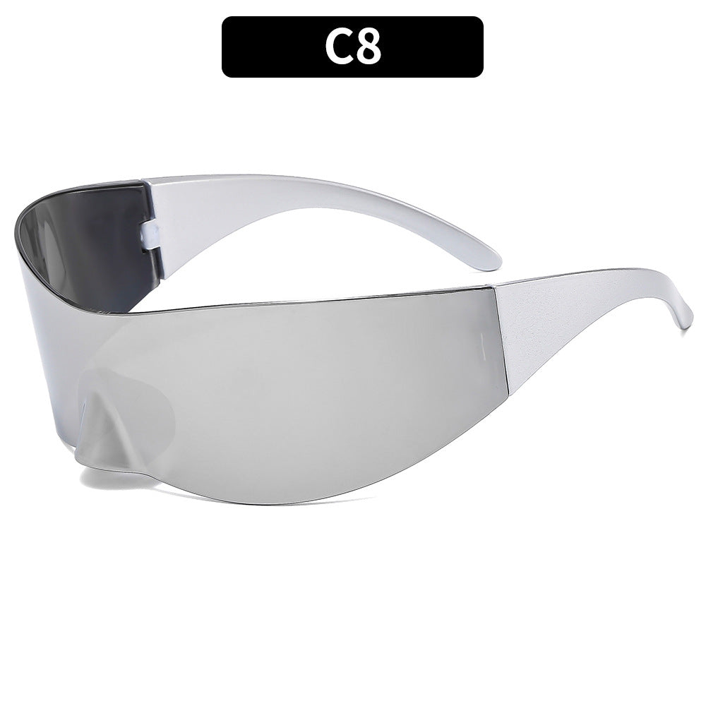 Trendy Futuristic Y2K Fashion Sunglasses for Outdoor Activities