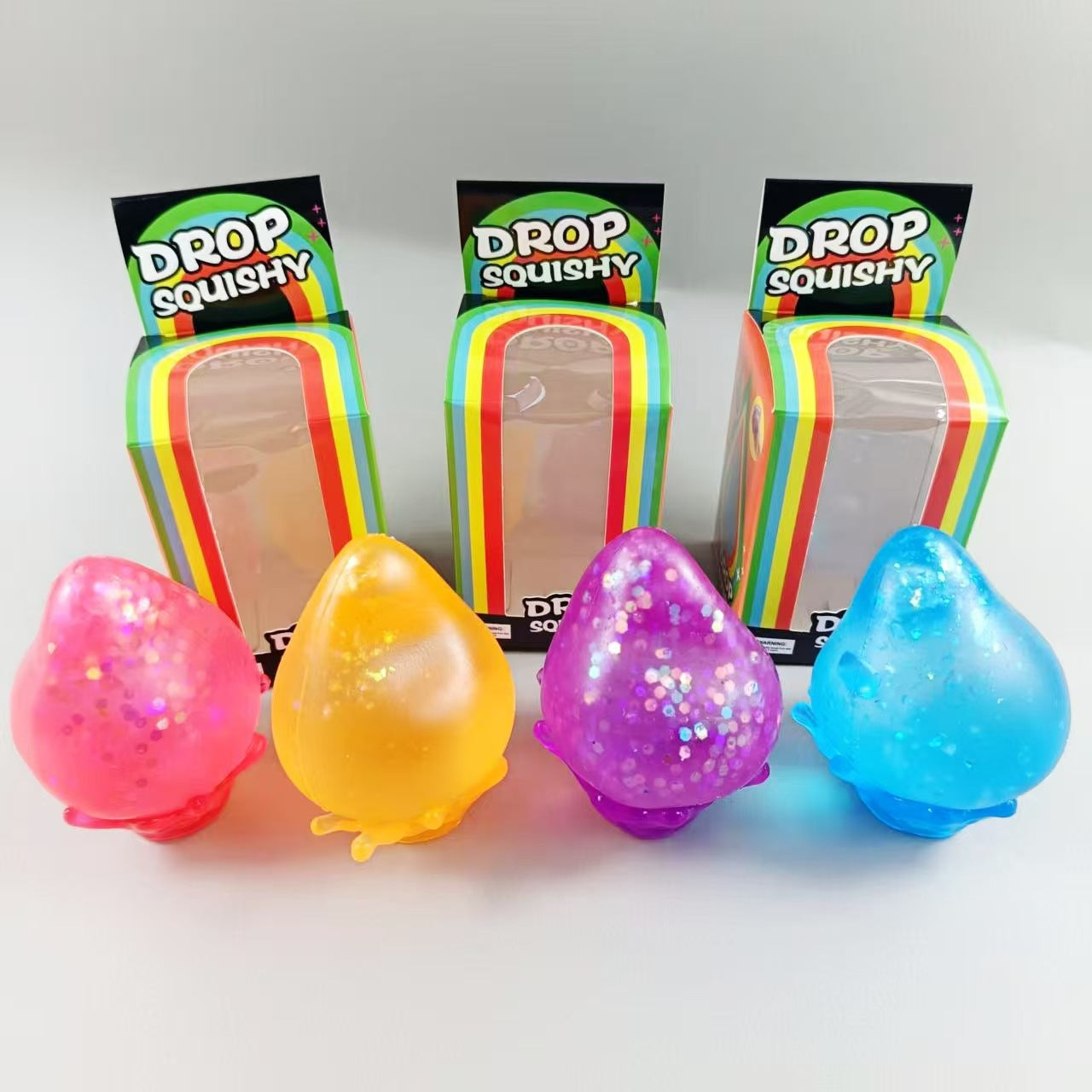 Squishy Waterdrop Design TPR Slow Rise Stress Toy