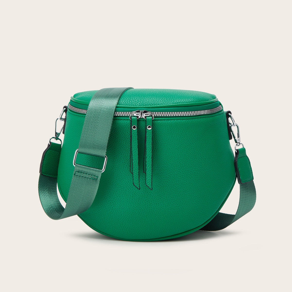 Vintage Style Saddle Bag With Wide Strap