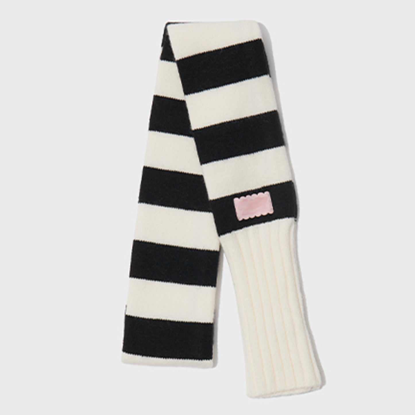 Striped Knitted Scarf for Women Stylish All-Season Accessory