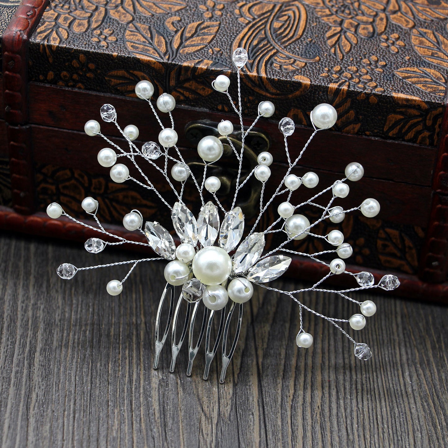 Pearl Bridal Hair Comb Wedding Hair Accessory