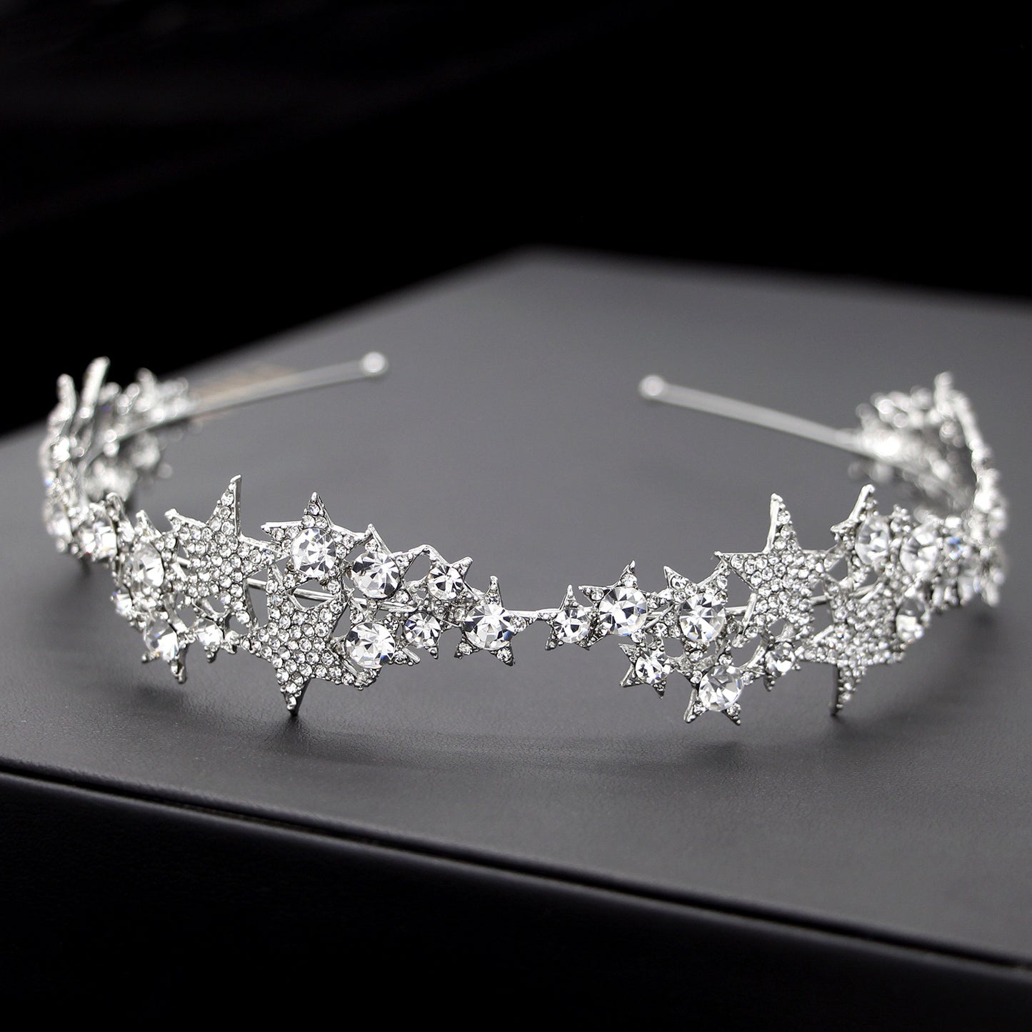 Star Crown Bridal Hair Accessory for Weddings