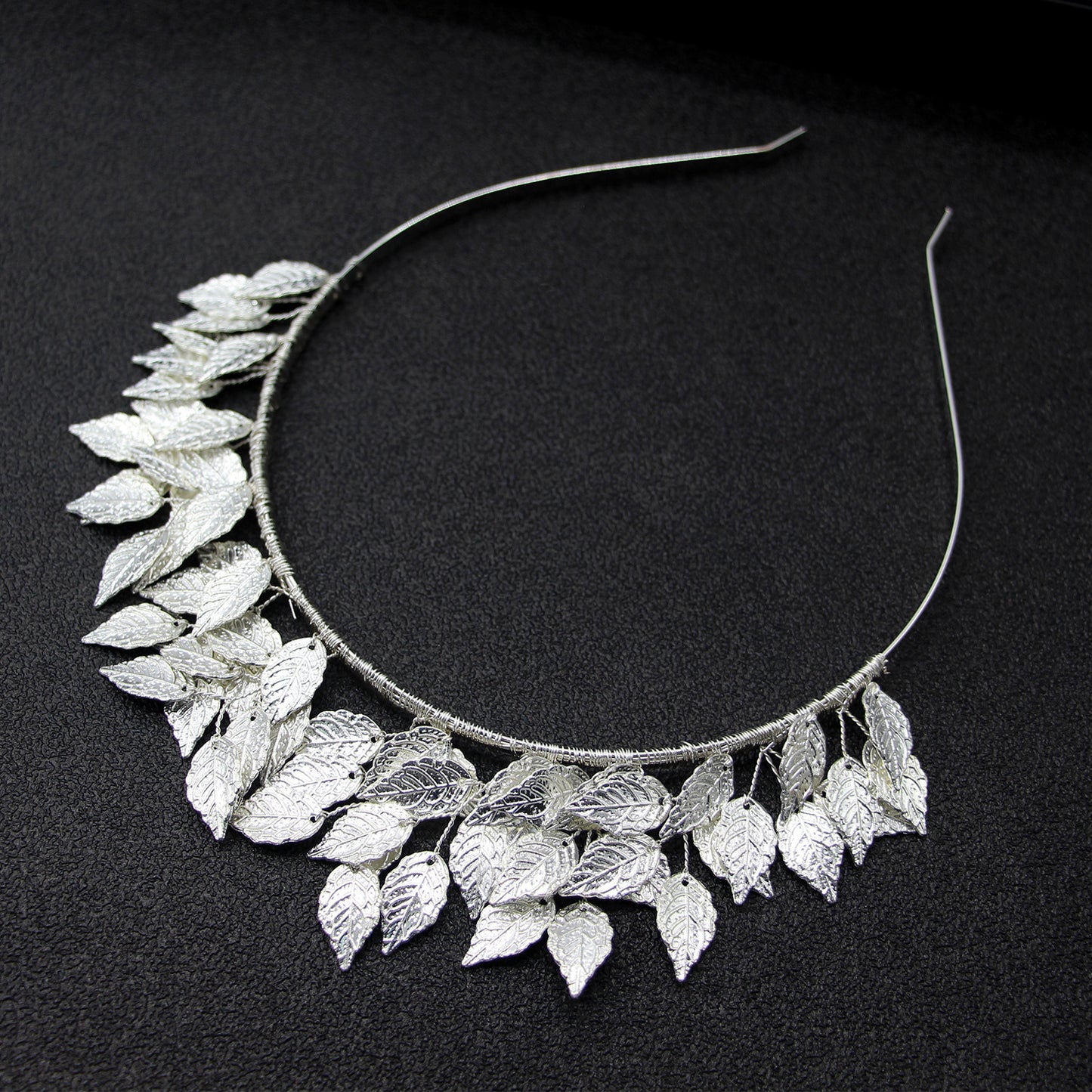 Alloy Leaf Hairband Casual Elegant Bridal Headpiece