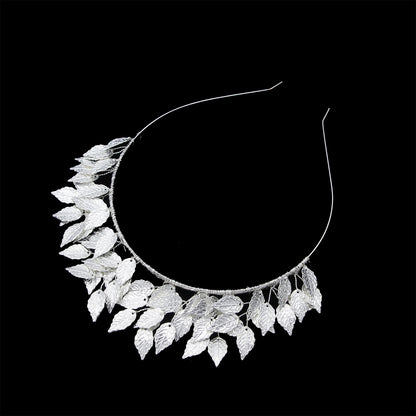 Alloy Leaf Hairband Casual Elegant Bridal Headpiece