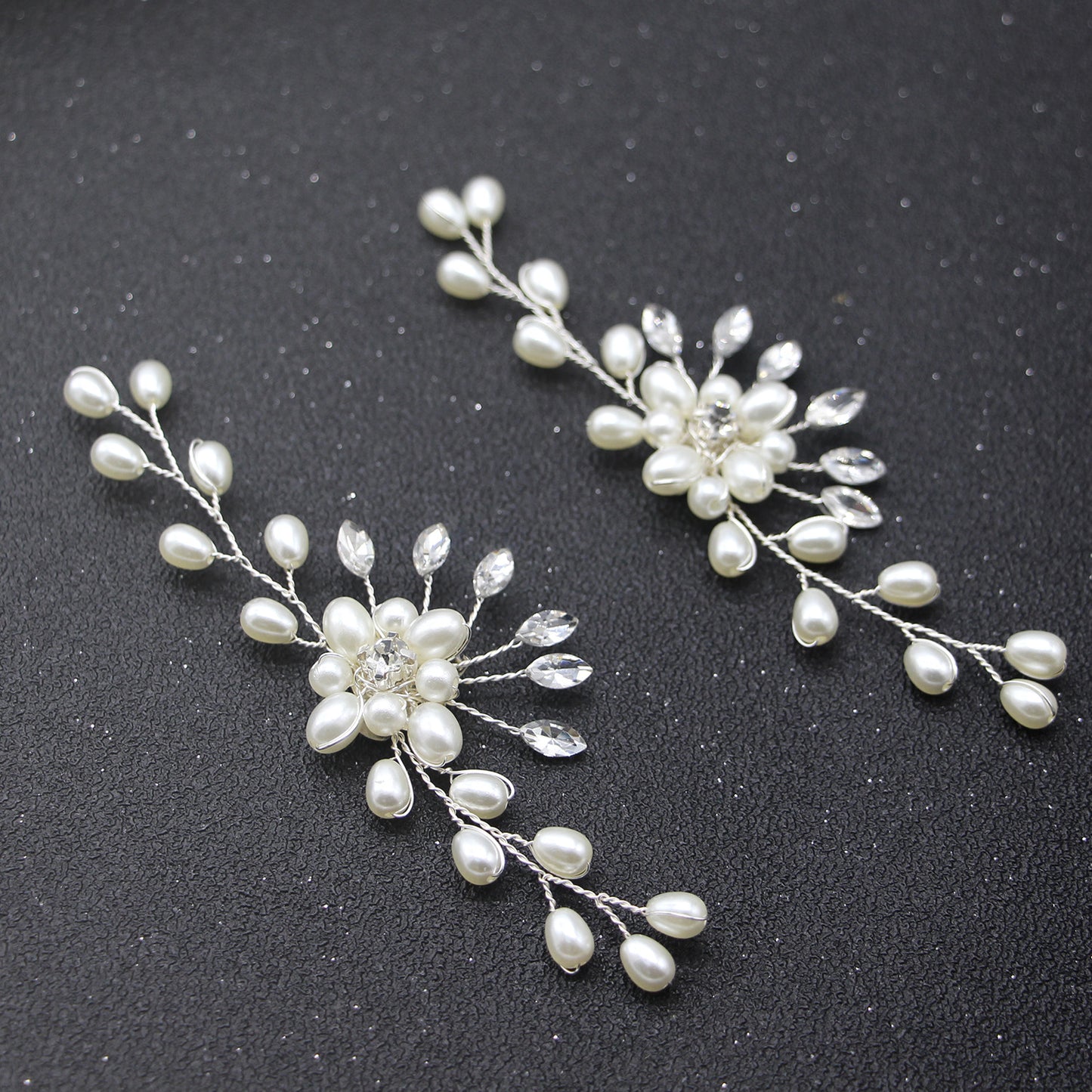 Handmade Pearl Flower Shoe Decorations Wedding