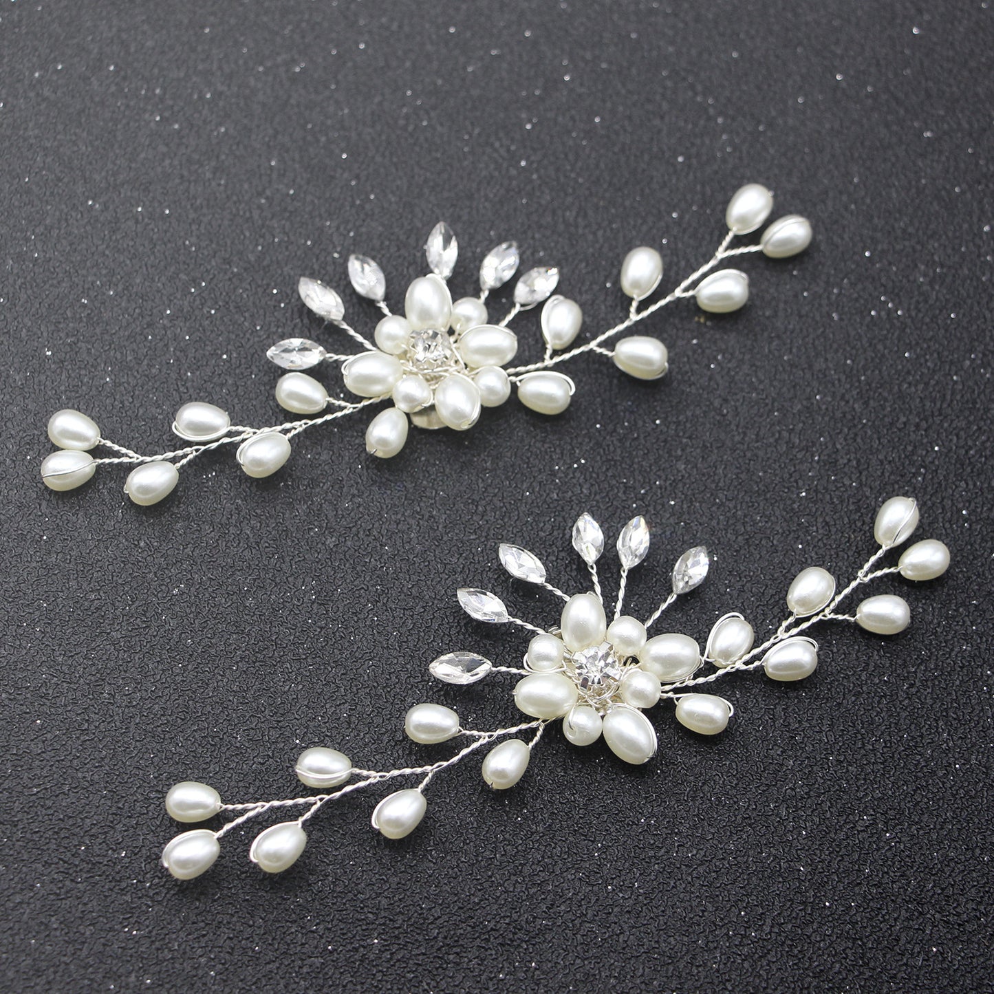 Handmade Pearl Flower Shoe Decorations Wedding