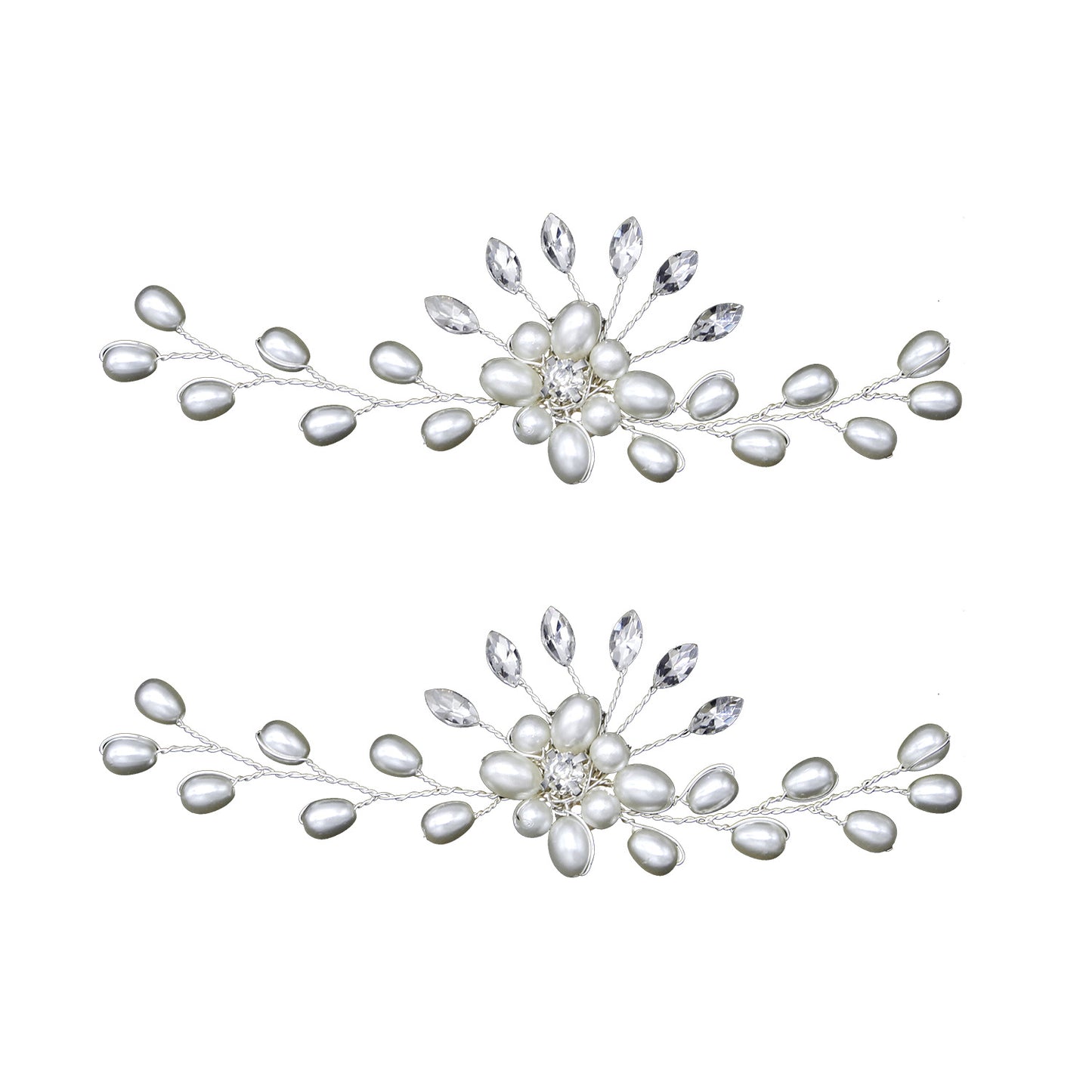 Handmade Pearl Flower Shoe Decorations Wedding