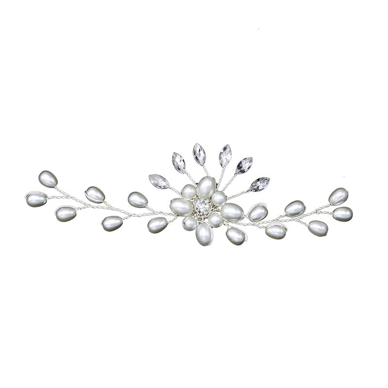 Handmade Pearl Flower Shoe Decorations Wedding