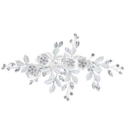 Trendy Pearl Embellished Alloy Hair Comb Bridal Hairpiece