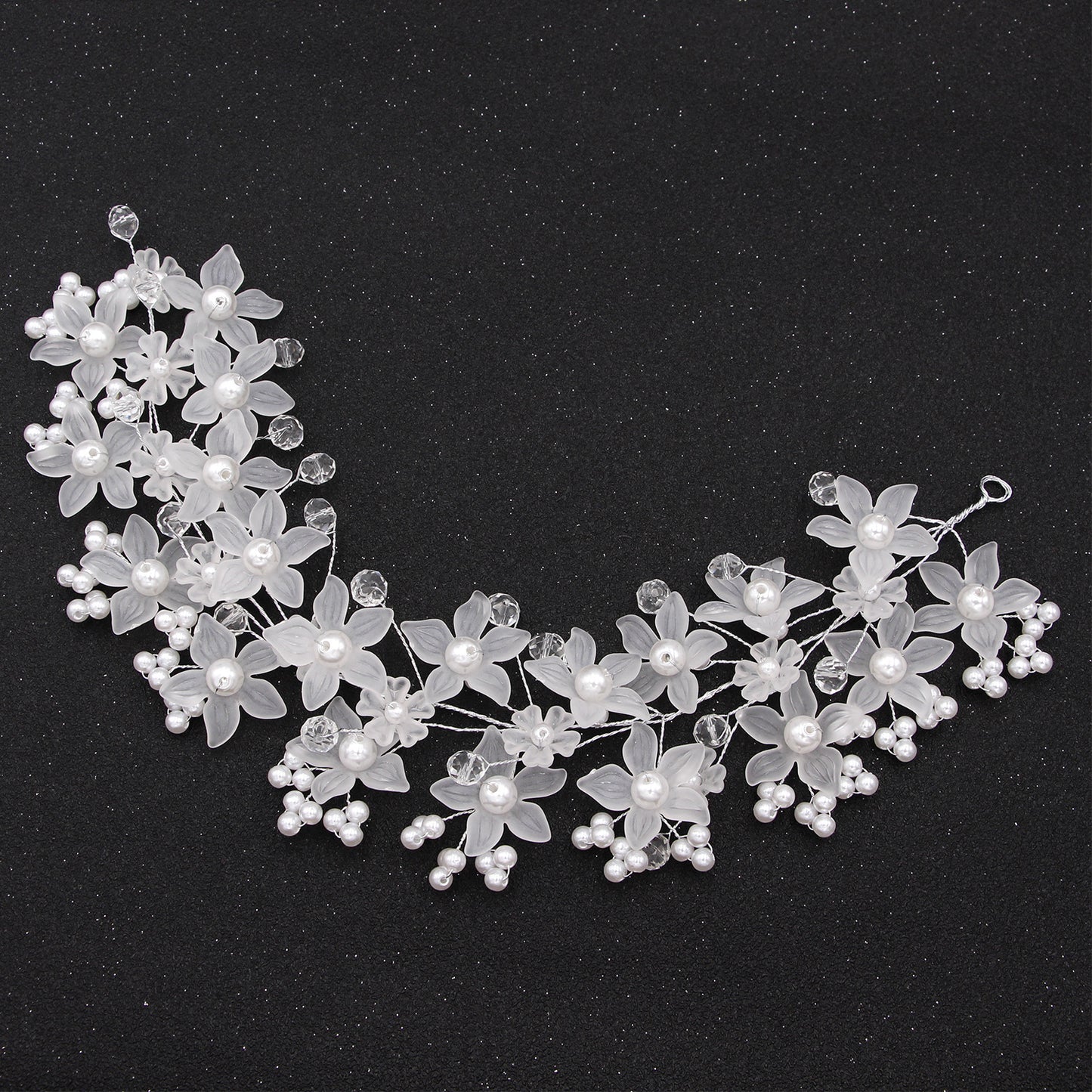 Handmade Pearl Flower Bridal Wedding Headband