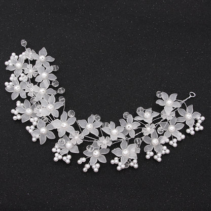 Handmade Pearl Flower Bridal Wedding Headband