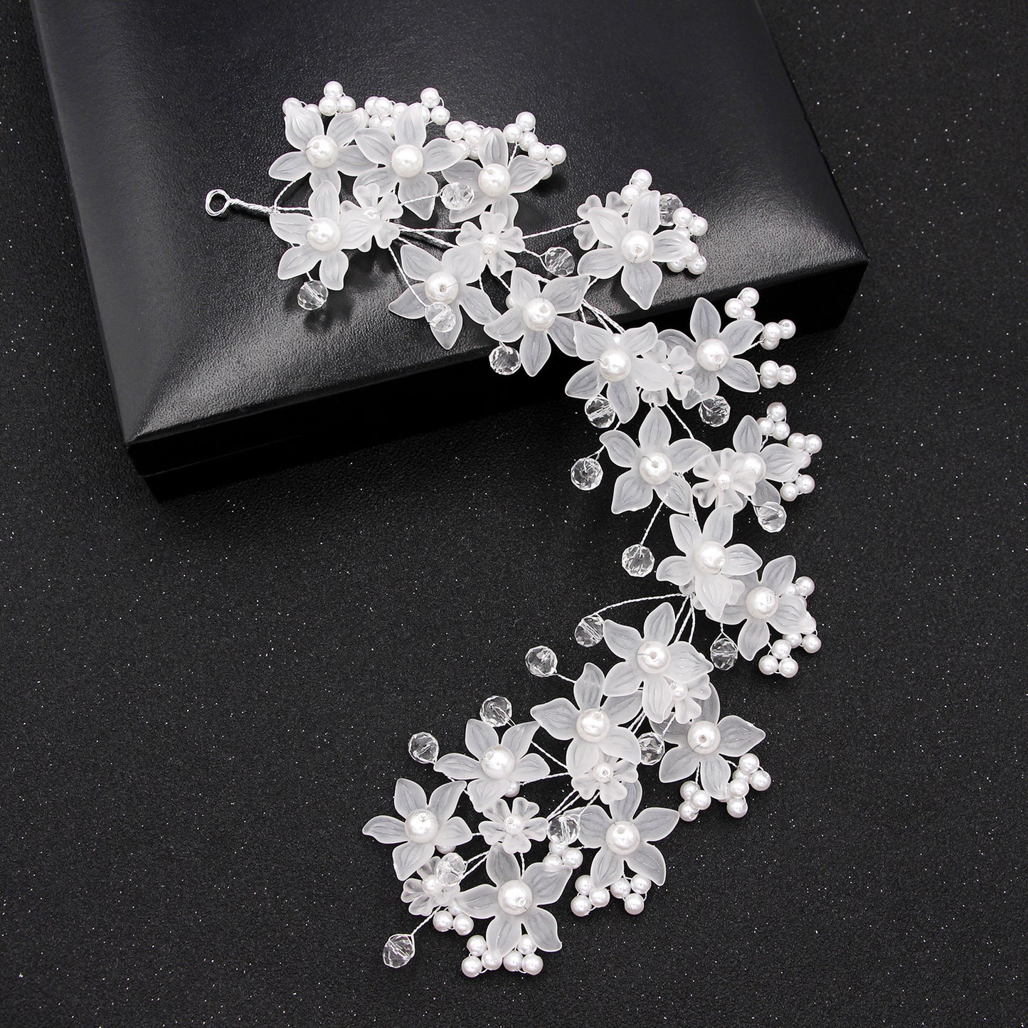 Handmade Pearl Flower Bridal Wedding Headband