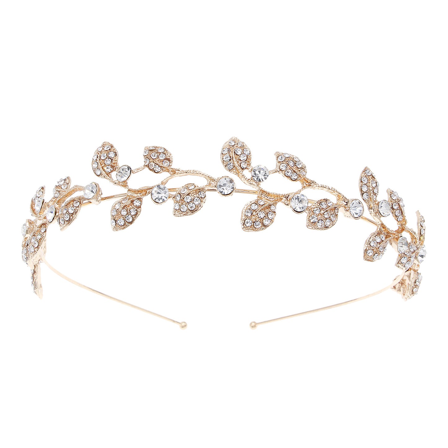 Rhinestone Crown Bridal Headpiece Elegant Wedding Hair Accessory