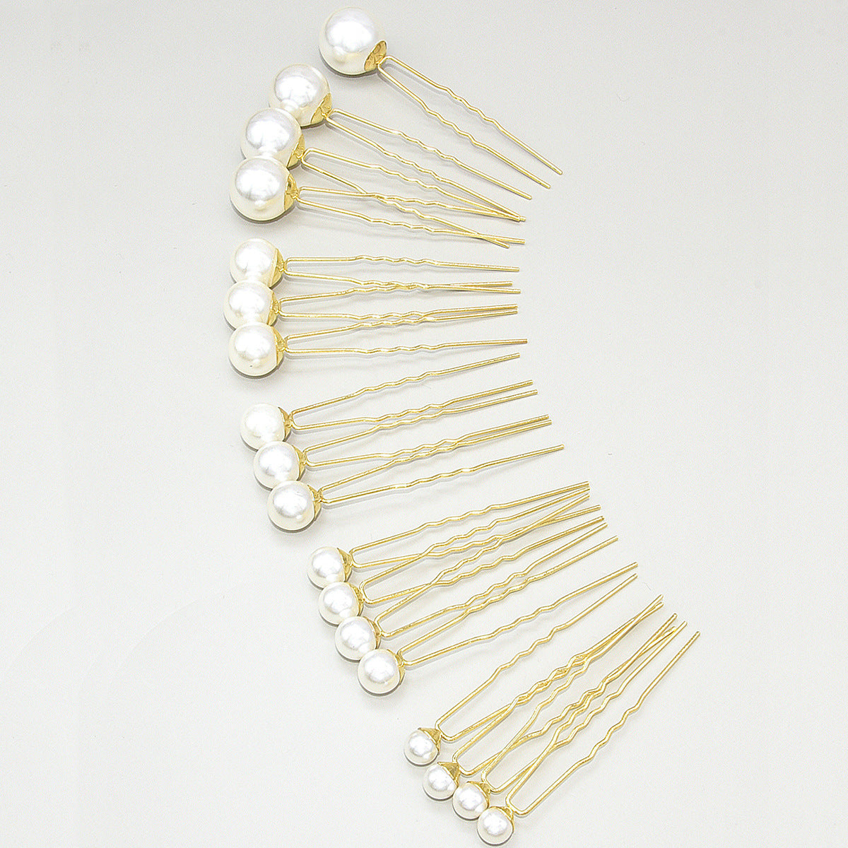 Vintage U Shaped Pearl Hairpins Bridal Accessories