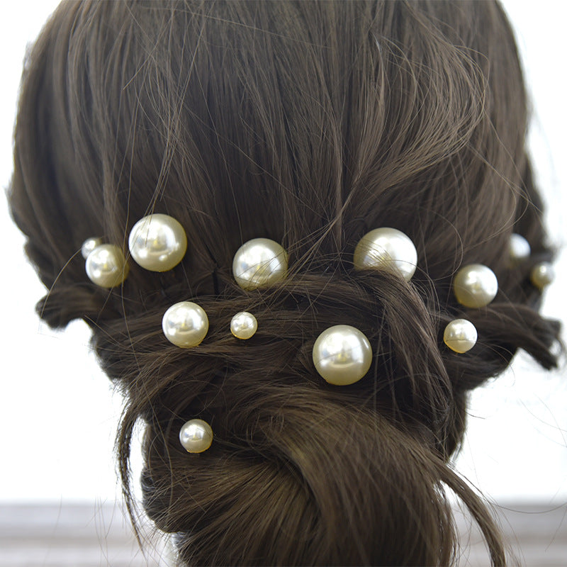 Vintage U Shaped Pearl Hairpins Bridal Accessories