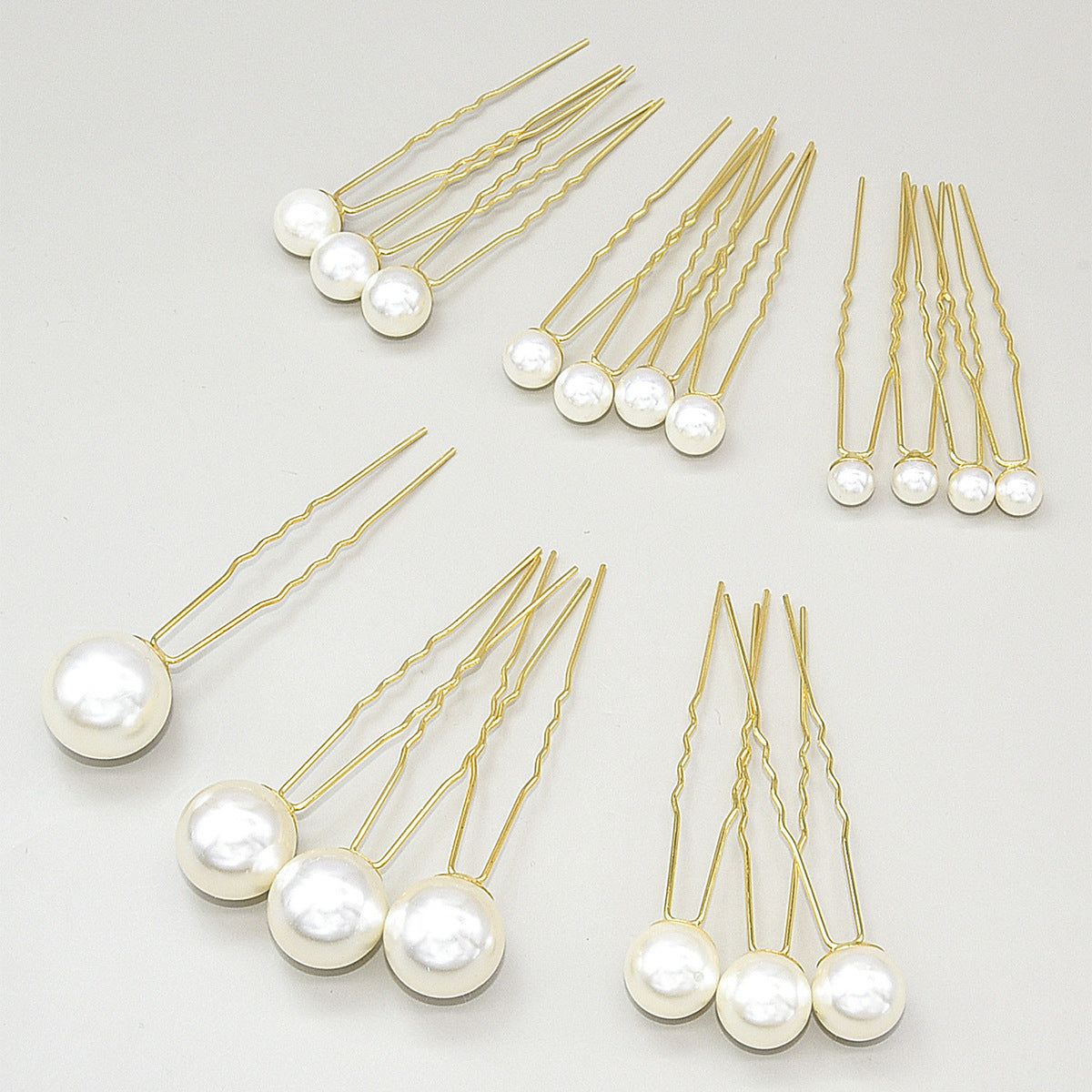 Vintage U Shaped Pearl Hairpins Bridal Accessories