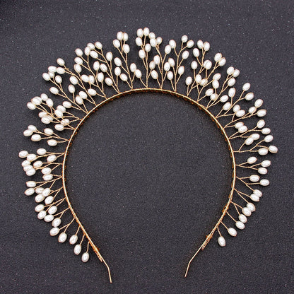 Alloy Leaf Hairband Casual Elegant Bridal Headpiece