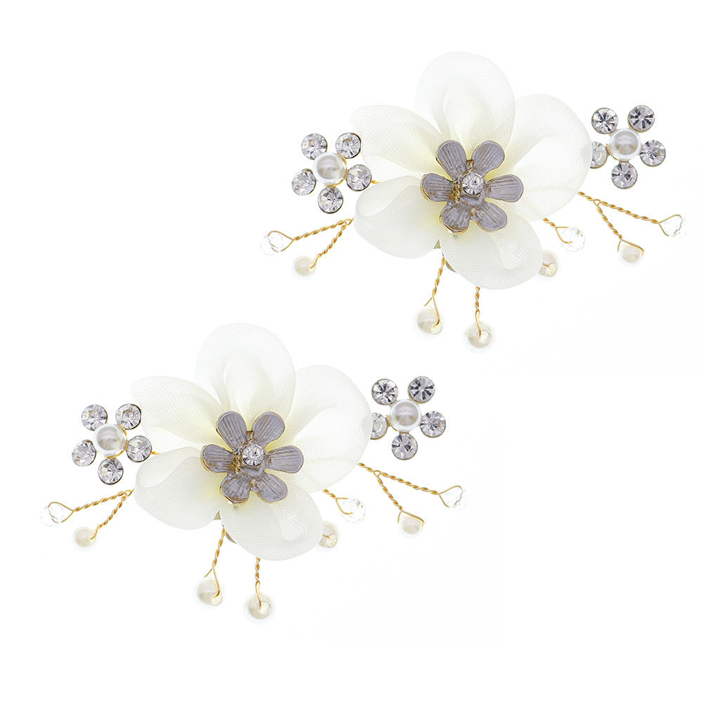 Versatile DIY Shoe Buckles Flower Embellishments For All Footwear
