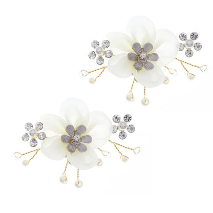 Versatile DIY Shoe Buckles Flower Embellishments For All Footwear