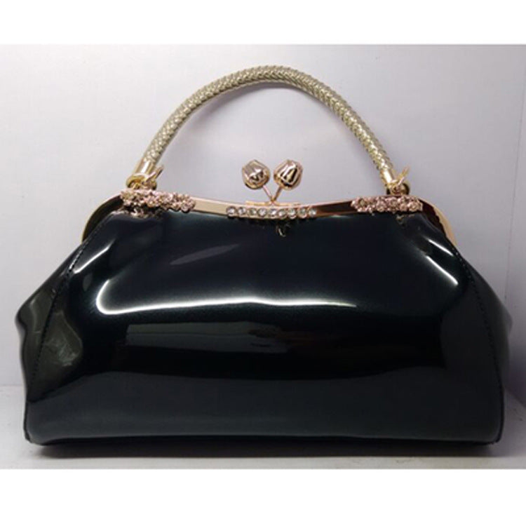 Fashionable Patent Leather Handbag for Women - Evening Bag