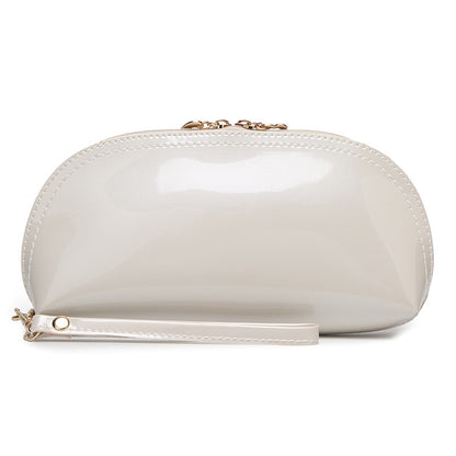 Shiny Patent Leather Clutch Bag Waterproof Smartphone Pouch
