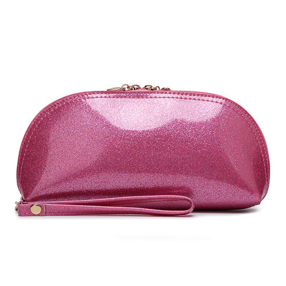 Shiny Patent Leather Clutch Bag Waterproof Smartphone Pouch