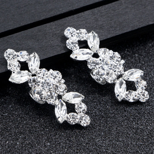 Rhinestone Decorative Shoe Clips Fashion Wedding Accessories