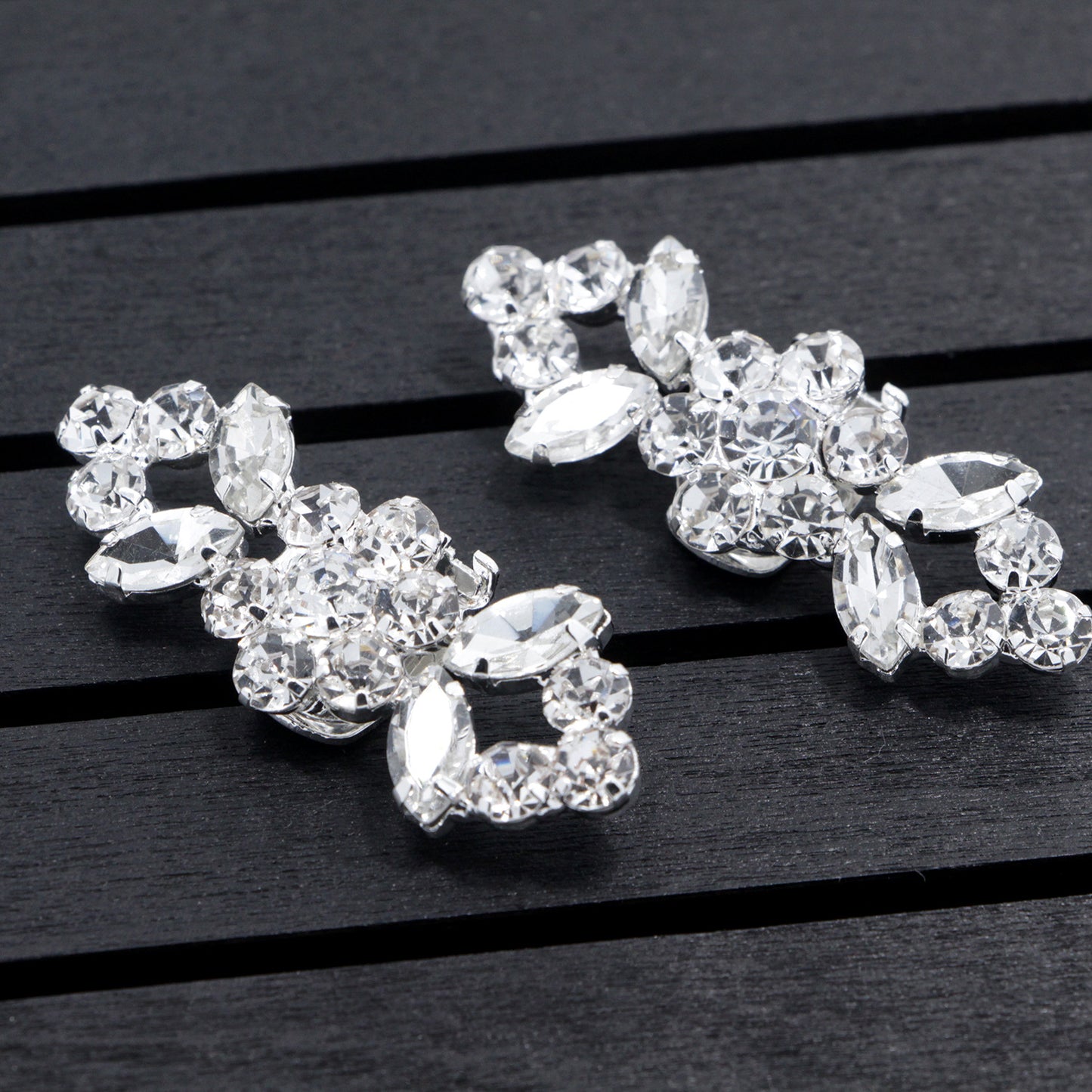 Rhinestone Decorative Shoe Clips Fashion Wedding Accessories