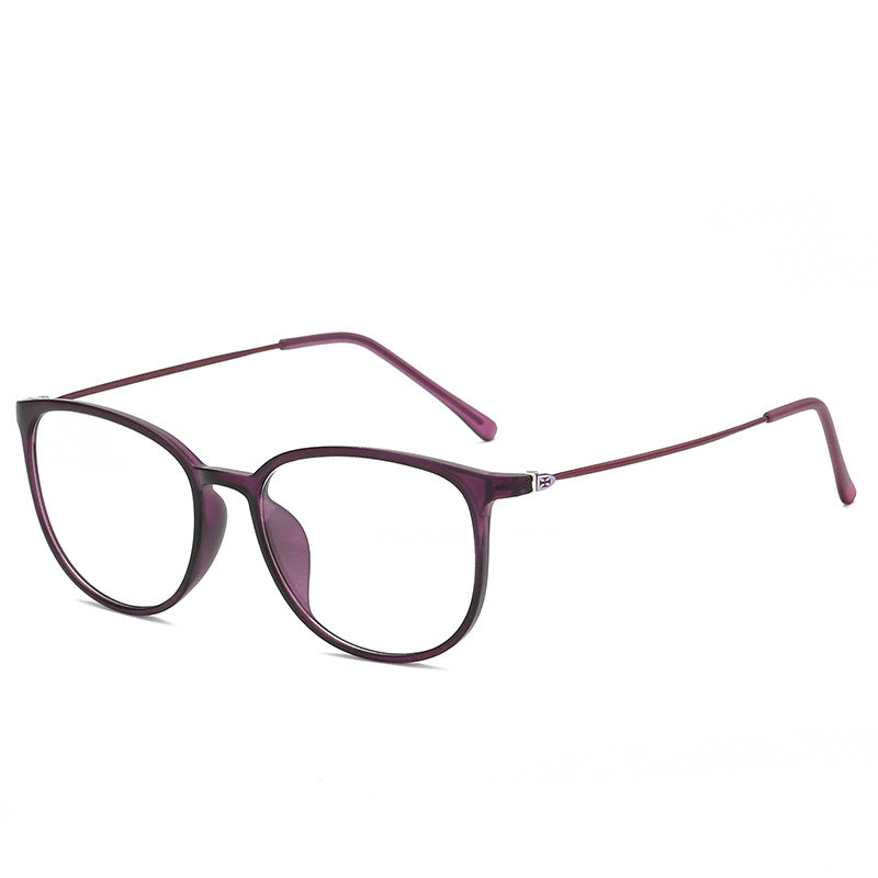Stylish Oval Frame Glasses Lightweight Fashion Prescription Ready