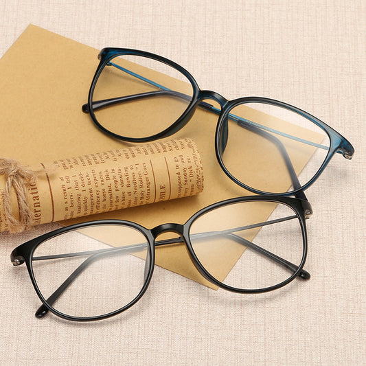 Stylish Oval Frame Glasses Lightweight Fashion Prescription Ready