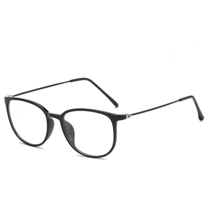 Stylish Oval Frame Glasses Lightweight Fashion Prescription Ready