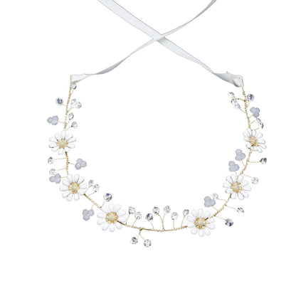 Handmade Floral Pearl Bridal Headband